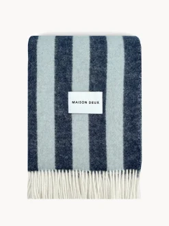 Manta de lana a rayas Candy Wrap