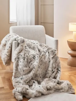 Manta de piel sintética leopardo Skins