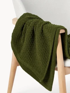 Manta de punto mullida de chenilla Everly