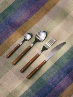 Mantel artesanal de lino Vida