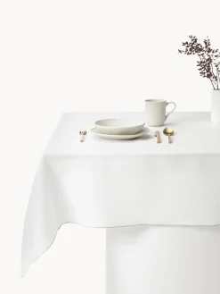 Mantel de lino con ribete Kennedy