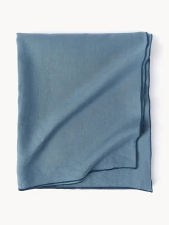 Mantel de lino con ribete Kennedy