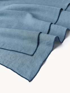 Mantel de lino con ribete Kennedy