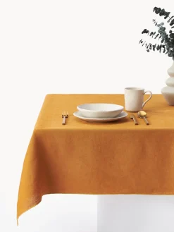 Mantel de lino con ribete Kennedy