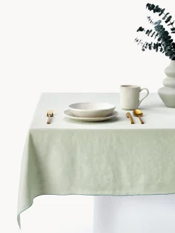 Mantel de lino con ribete Kennedy