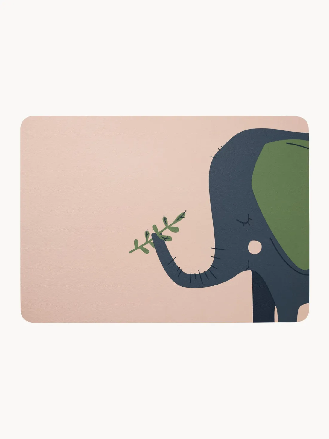 Mantel individual Leo Emma Elefant, 2 uds.