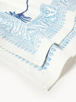 Mantel individual pintado a mano de algodón The Palms