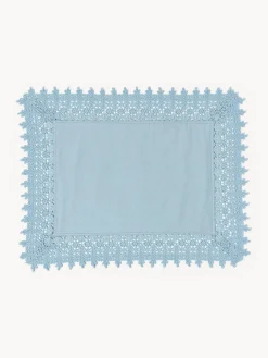 Manteles individuales con ribete de encaje Flavia, 2 uds.