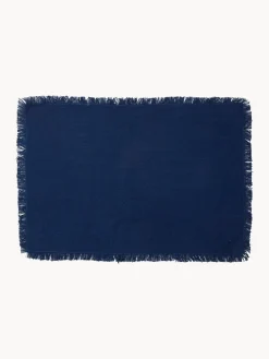 Manteles individuales de algodón Leo, 4 uds.