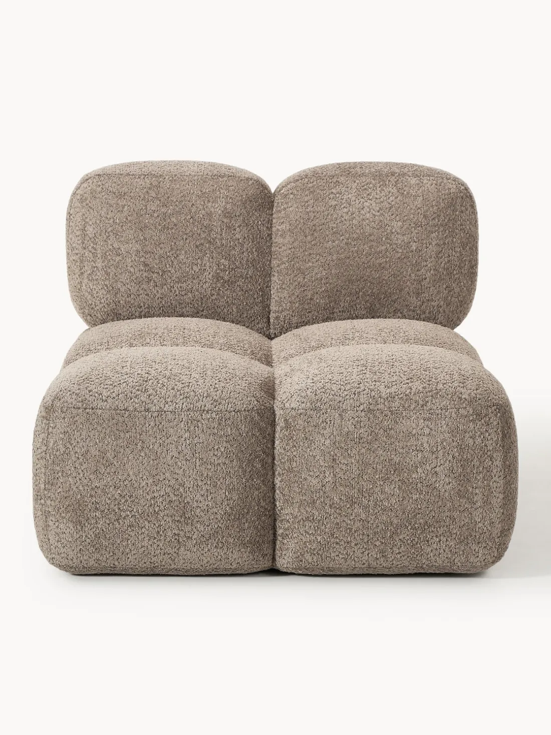 Módulo central de borreguillo bouclé Tayla