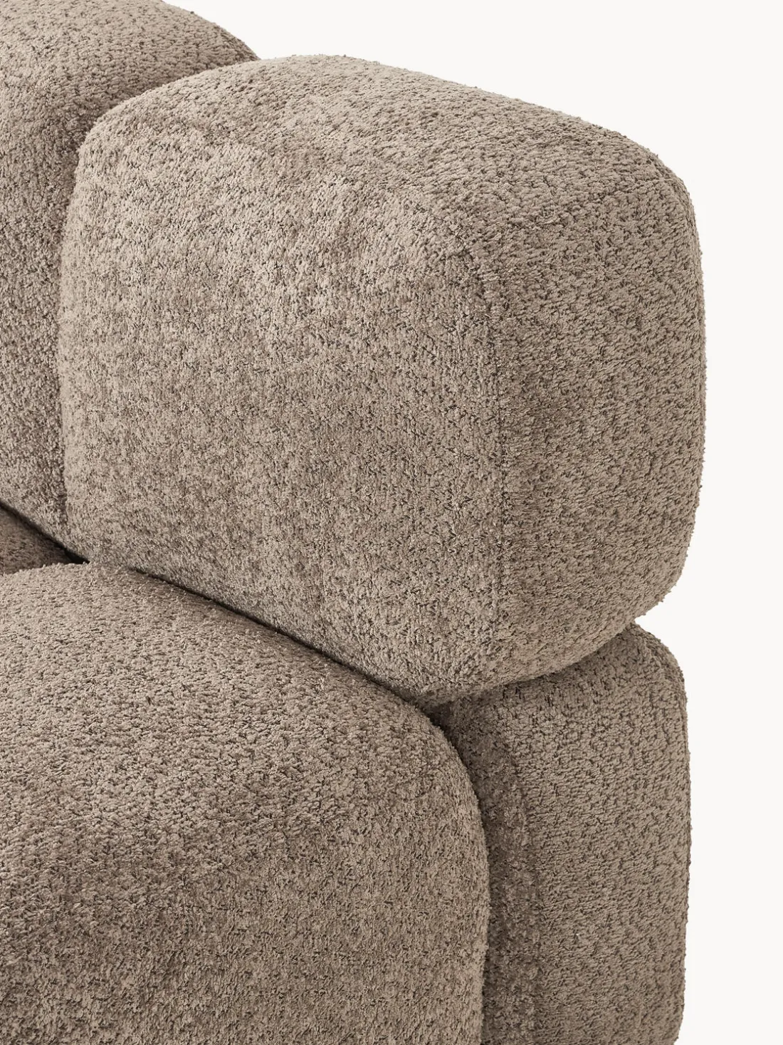 Módulo central de borreguillo bouclé Tayla