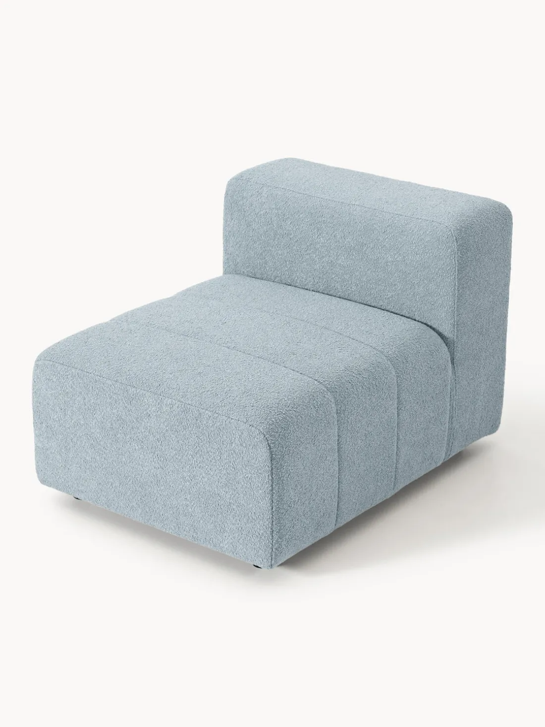 Módulo central en tejido bouclé Lena