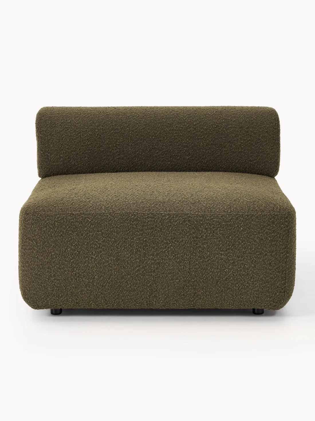 Módulo central en tejido bouclé Anton