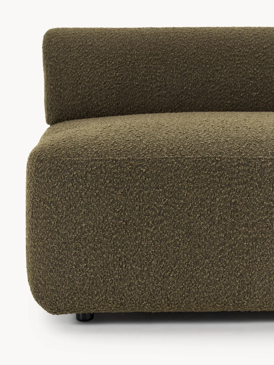 Módulo central en tejido bouclé Anton