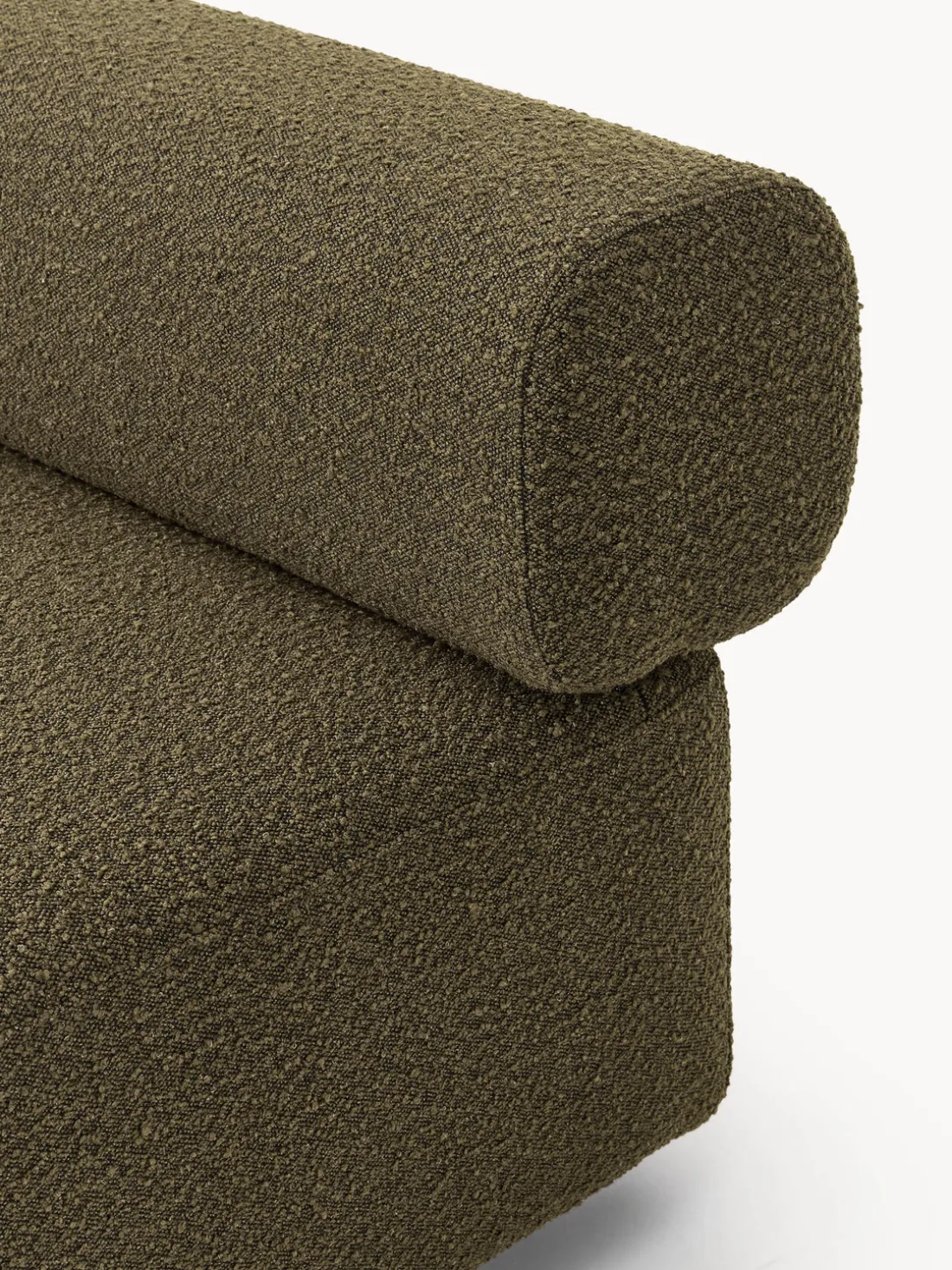 Módulo central en tejido bouclé Anton