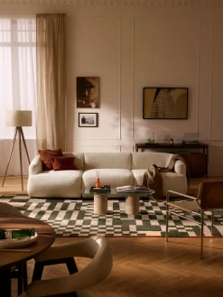 Módulo central en tejido bouclé Sofia