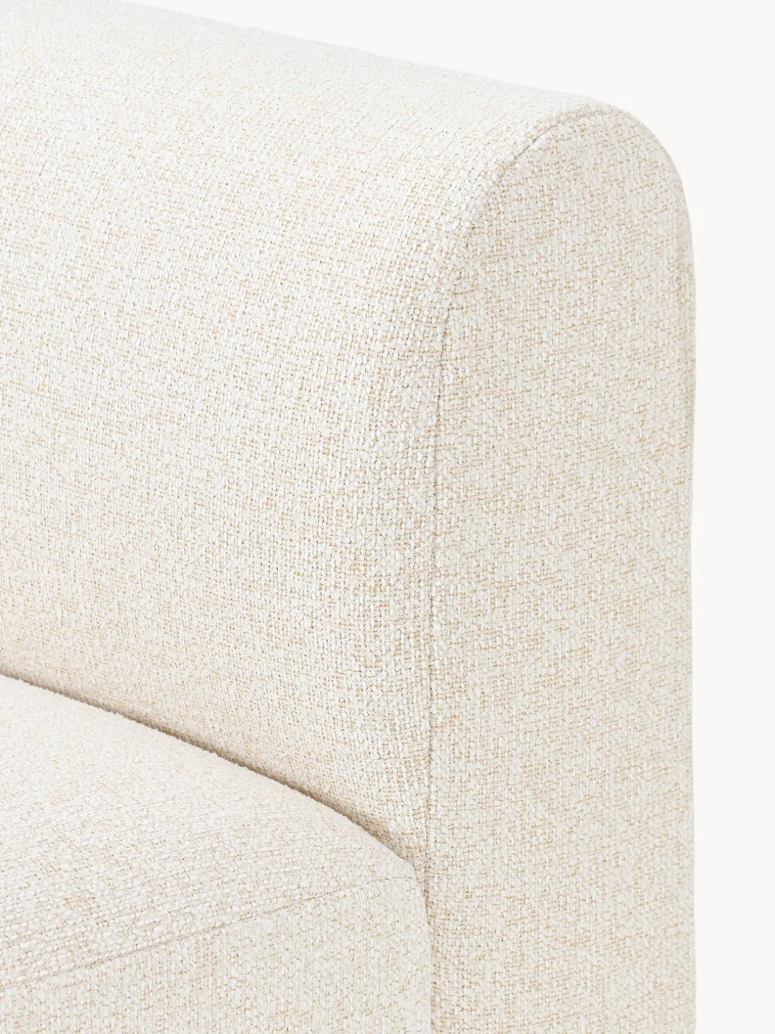 Módulo central en tejido bouclé Sofia