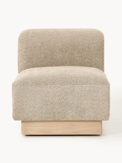 Módulo central sofá de borreguillo bouclé Natalie