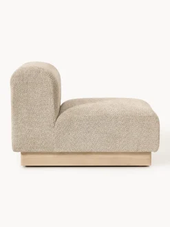 Módulo central sofá de borreguillo bouclé Natalie