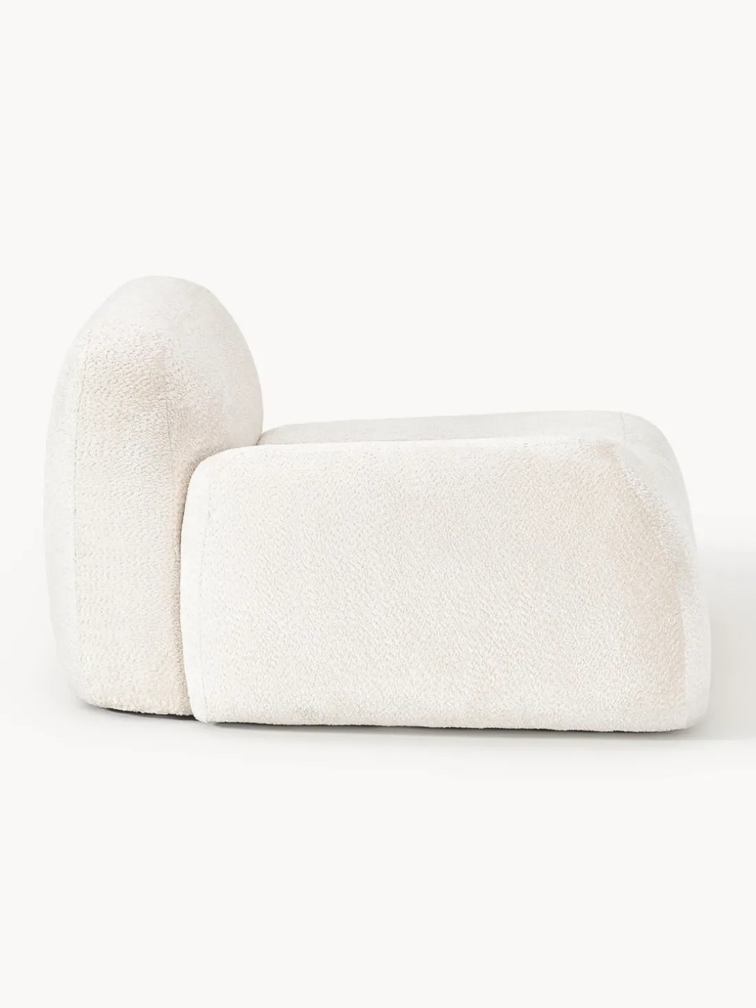 Módulo de esquina de borreguillo bouclé Wolke