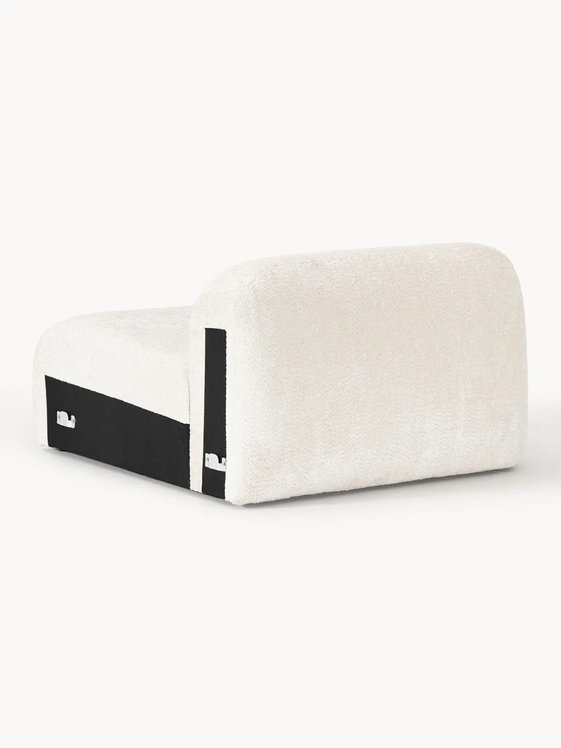 Módulo de esquina de borreguillo bouclé Wolke