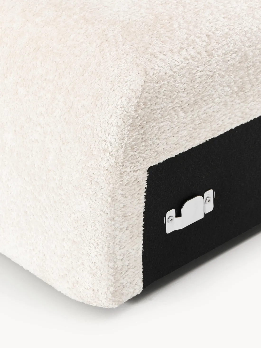 Módulo de esquina de borreguillo bouclé Wolke