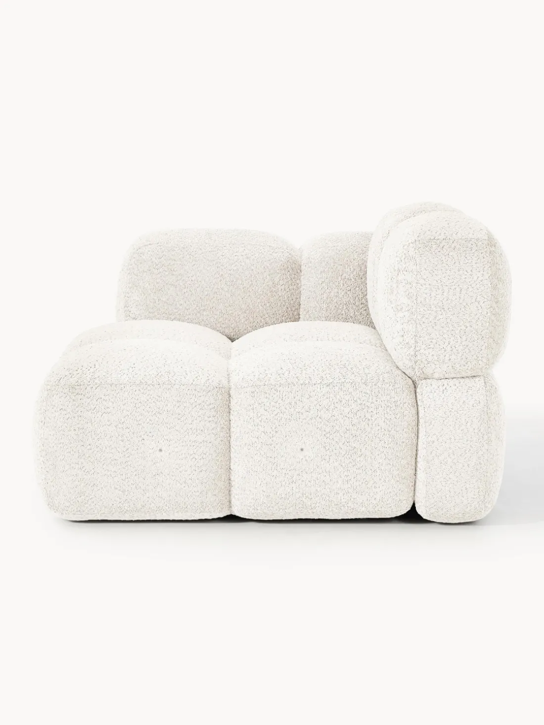 Módulo de esquina de borreguillo bouclé Tayla