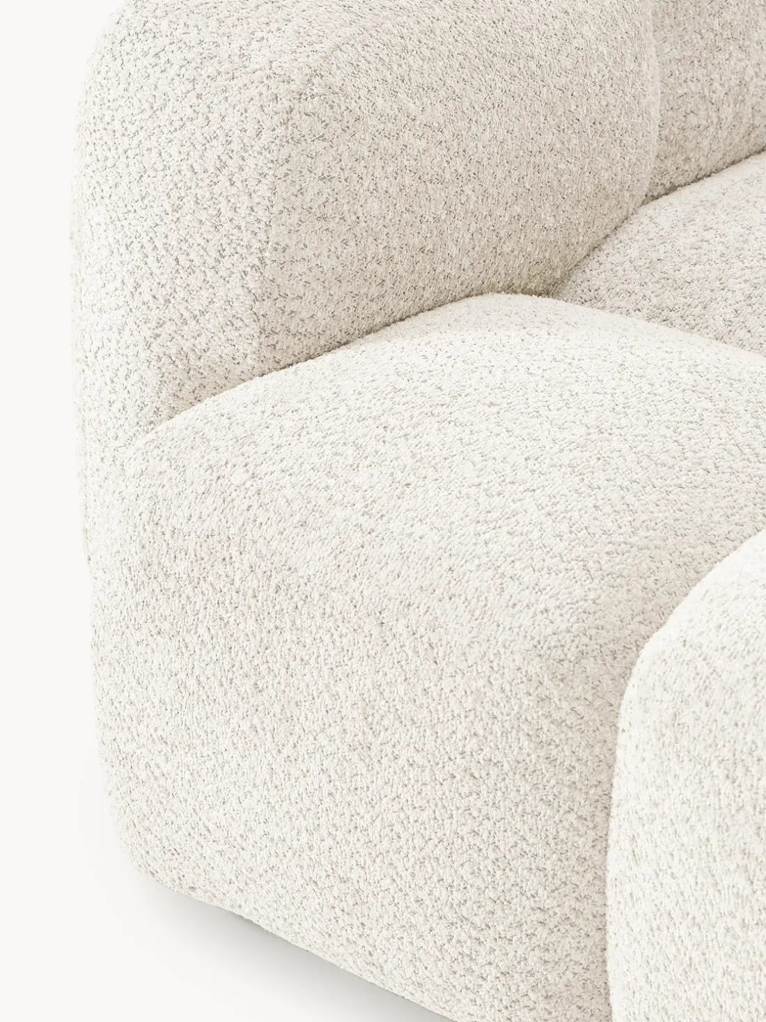 Módulo de esquina de borreguillo bouclé Tayla