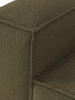 Módulo de esquina en tejido bouclé Lennon