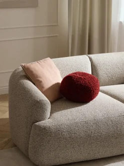 Módulo de esquina en tejido bouclé Sofia