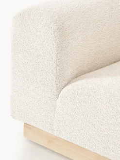 Módulo de esquina sofá de borreguillo bouclé Natalie