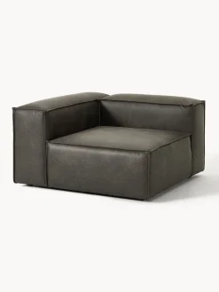 Módulo de esquina sofá de cuero reciclado Lennon