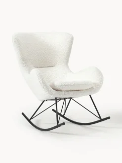 Mecedora de borreguillo Wing