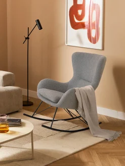 Mecedora de borreguillo Wing