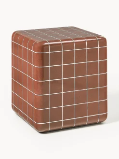 Mesa auxiliar de interior/exterior en look azulejo Doug