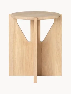 Mesa auxiliar de madera de roble Future