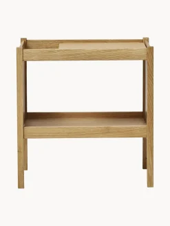 Mesa auxiliar de madera de roble Journal