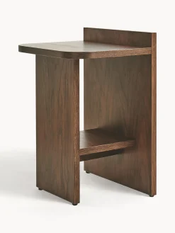 Mesa auxiliar de madera de roble Ismo