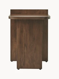 Mesa auxiliar de madera de roble Ismo