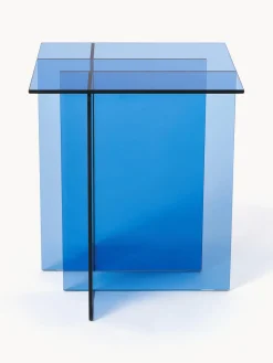 Mesa auxiliar de vidrio Anouk