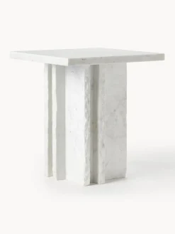 Mesa auxiliar en look mármol Selene