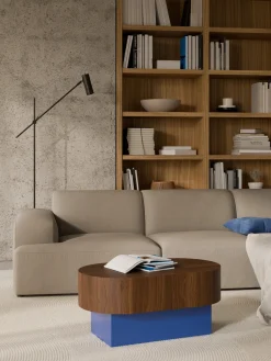 Mesa auxiliar ovalada Rylan