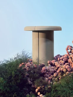 Mesa auxiliar redonda Alder