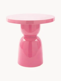 Mesa auxiliar redonda artesanal Pawn