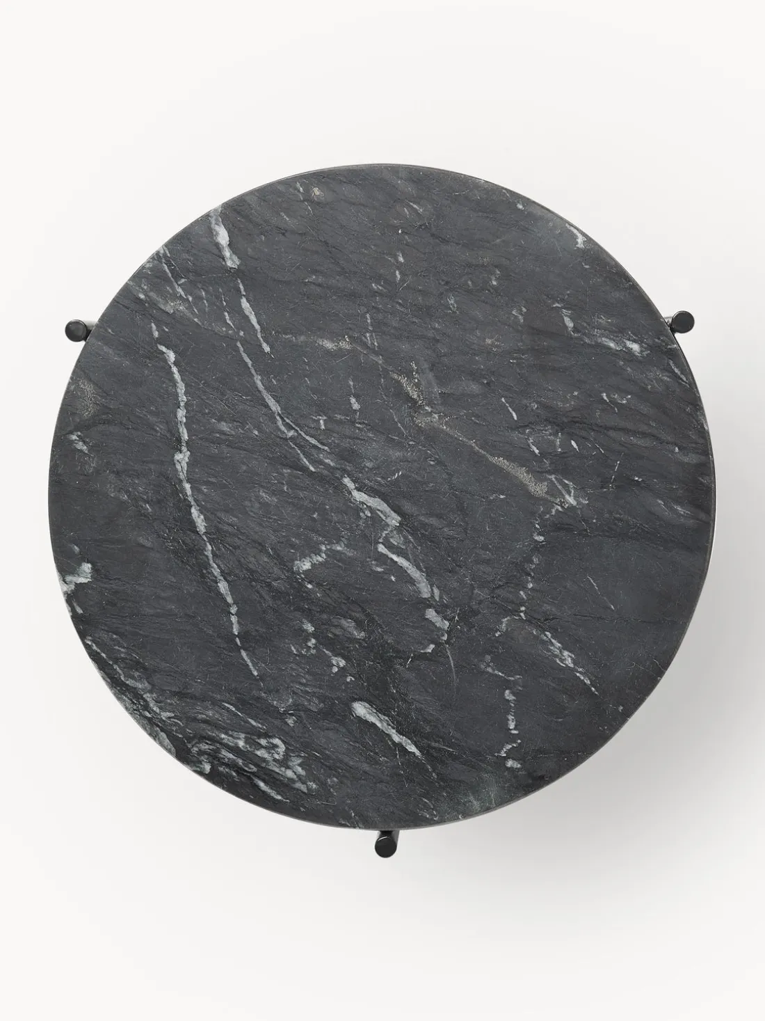 Mesa auxiliar redonda de mármol Ella