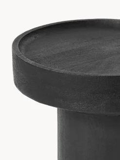 Mesa auxiliar redonda de madera de mango Benno