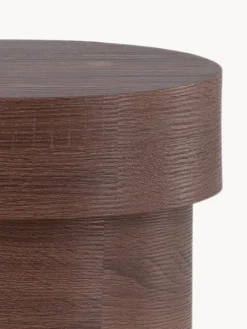 Mesa auxiliar redonda de madera Malung