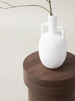 Mesa auxiliar redonda de madera Malung