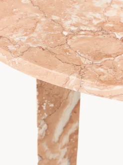 Mesa auxiliar redonda de mármol Taula