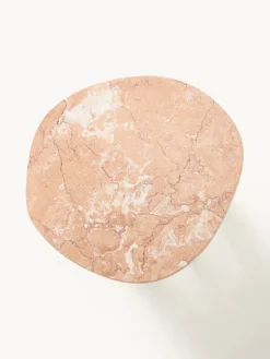 Mesa auxiliar redonda de mármol Taula